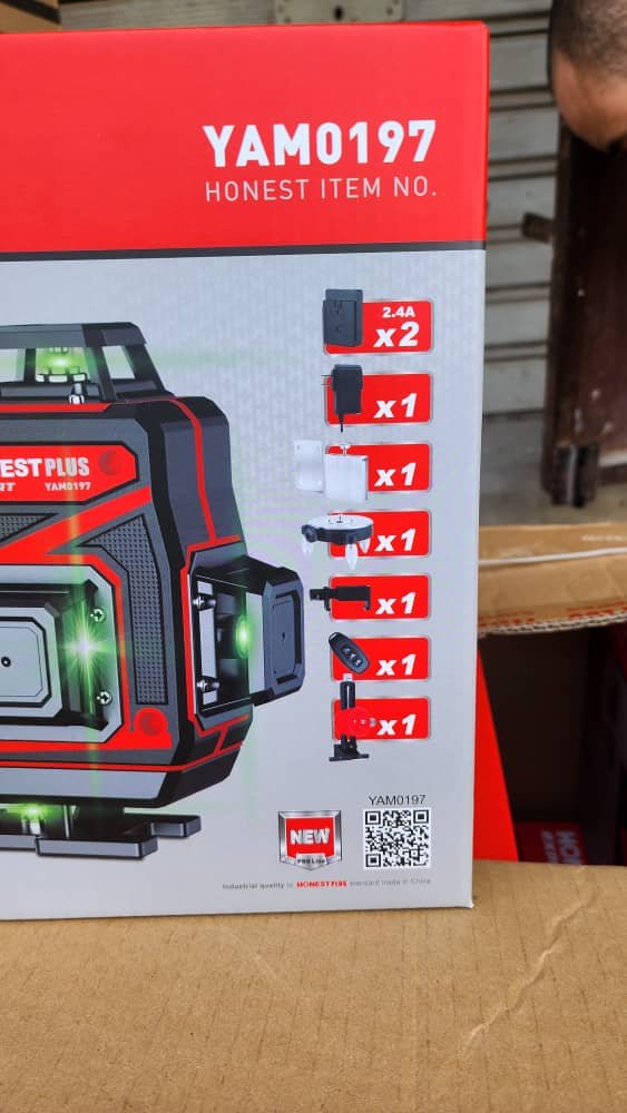 نيفو لازار هوناست بلوس 16لين 4د
niveau laser honest plus 16lign 4d – Image 2