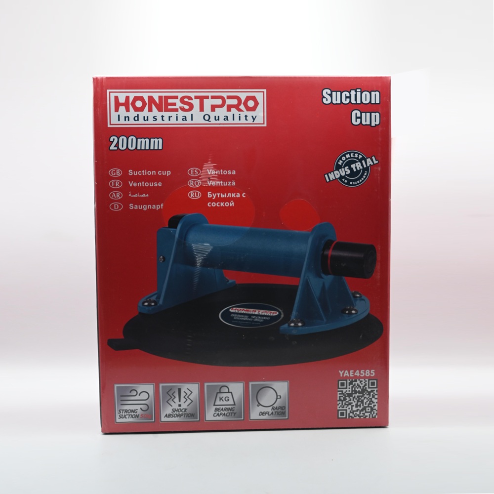 Ventouse à Piston HONESTPRO YAE4585 50 Kg Ø200 mm Professionnelle