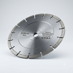 Disque Diamant Segmenté 230mm - Béton armé et Granit